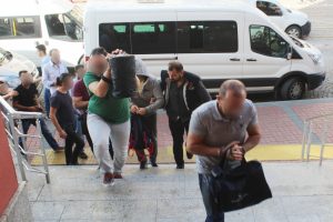 FET&Ouml;'den g&ouml;zaltına alınan 13 T&Uuml;BİTAK &ccedil;alışanı adliyeye sevk edildi