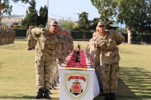 Fo&ccedil;a'da 482 subay adayı yemin etti