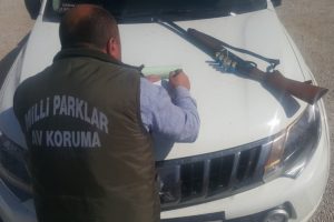 Ka&ccedil;ak avlanan bir kişiye bin 665 TL idari para ceza parası