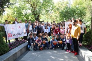 Biz Anadoluyuz Projesi kapsamında Batmanlı gen&ccedil;ler Kayseri'ye geldi