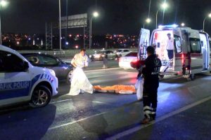 Hali&ccedil; K&ouml;pr&uuml;s&uuml; &uuml;zerinde kaza; 1 &ouml;l&uuml;