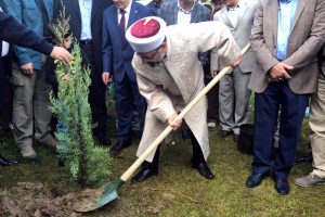 Diyanet İşleri Başkanı Erbaş, fidan dikti