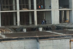 Trabzon'da cami inşaatında &ccedil;&ouml;kme meydana geldi