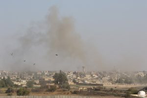 Nusaybin'e havan topu d&uuml;şt&uuml;