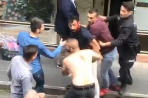 Trafikte 'yol vermeme' kavgası
