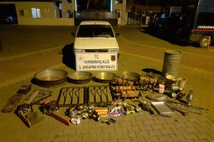 Hırsızları devriye gezen jandarma yakaladı