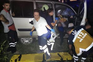 Takla atan hafif ticari ara&ccedil;ta &ouml;len s&uuml;r&uuml;c&uuml;n&uuml;n eşi de kurtarılamadı