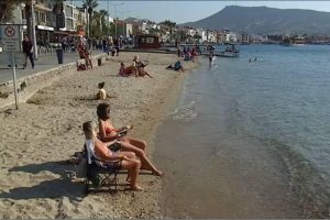 Ekim ayının ortasında deniz keyfi