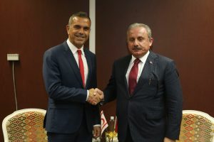 TBMM Başkanı Şentop, PAB Başkanı Barron ile g&ouml;r&uuml;şt&uuml;