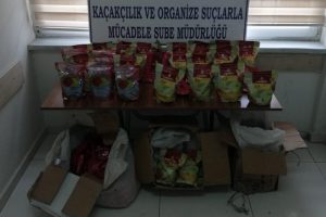 Kayseri'de 100 kilo ka&ccedil;ak t&uuml;t&uuml;n ele ge&ccedil;irildi