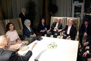 Cumhurbaşkanı Erdoğan, Aliyev ile bir araya geldi
