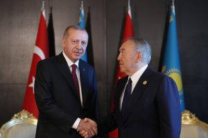 Erdoğan, Nazarbayev ile g&ouml;r&uuml;şt&uuml;