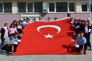 Elmalı'da &ouml;ğrencilerden Mehmet&ccedil;iğe mektup