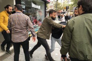 CHP Şişli İl&ccedil;e binasında hareketli dakikalar