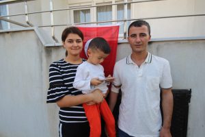 Barış Pınarı gazisi baba ocağında