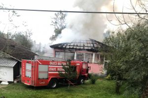 &Ccedil;atıda başlayan yangın evi k&uuml;l etti