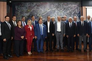 KKTC belediye başkanlarından Barış Pınarı Harekatı'na destek