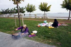 Sahilde mangal yasağı tartışması