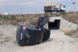 Ttrafik kazasında 2 kişi yaralandı