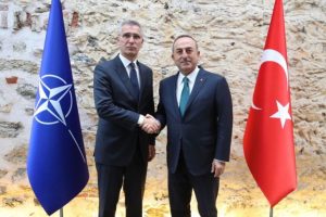 &Ccedil;avuşoğlu ile NATO Genel Sekreteri Stoltenberg ile g&ouml;r&uuml;şt&uuml;
