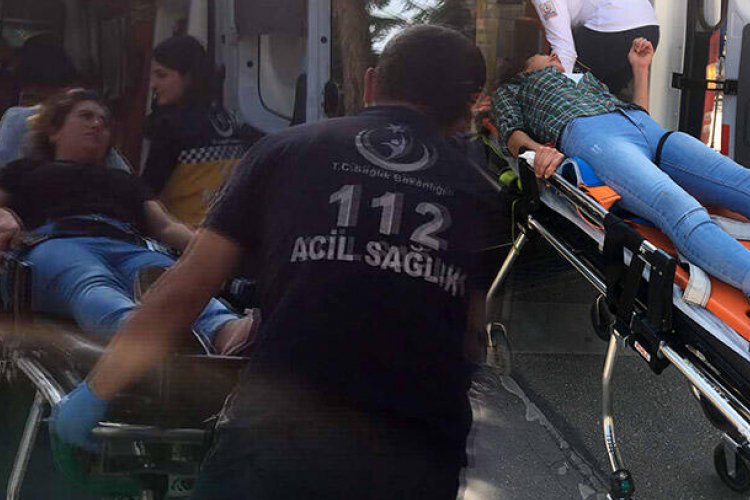 Boşanma aşamasındaki eşini ve baldızını bı&ccedil;akladı