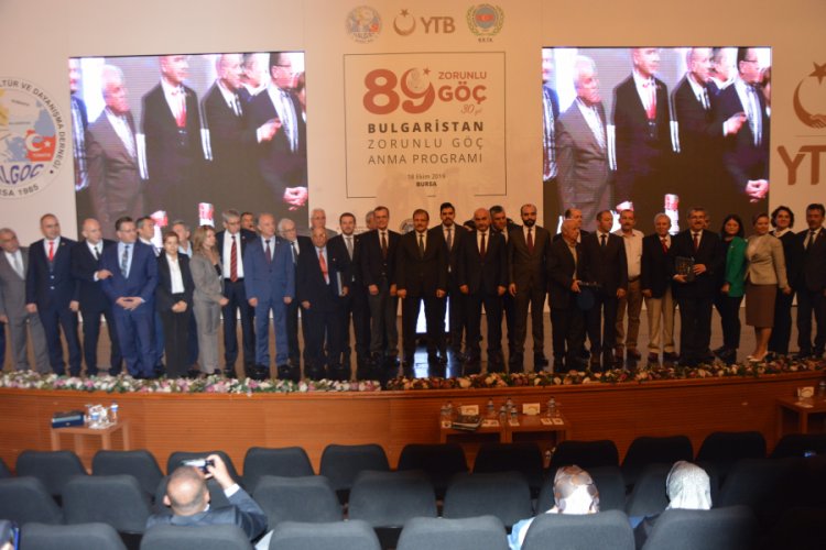 Bursa'da Bulgaristan'dan Zorunlu G&ouml;&ccedil;&uuml;n 30'uncu Yılı anma programı yapıldı