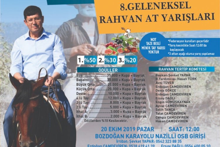 Rahvan at yarışı heyecanı başlıyor