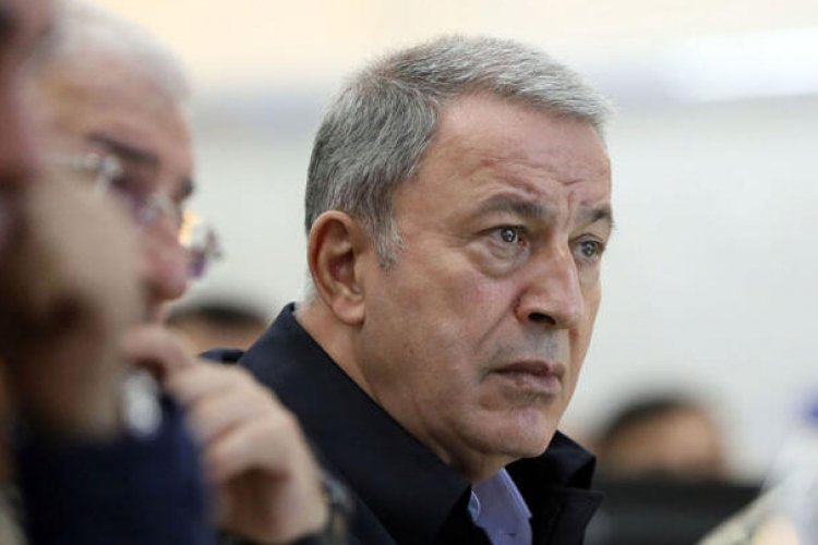 Bakan Akar, ABD'li mevkidaşıyla g&ouml;r&uuml;şt&uuml;