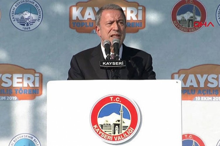 Hulusi Akar'dan Barış Pınarı Harekatı a&ccedil;ıklaması