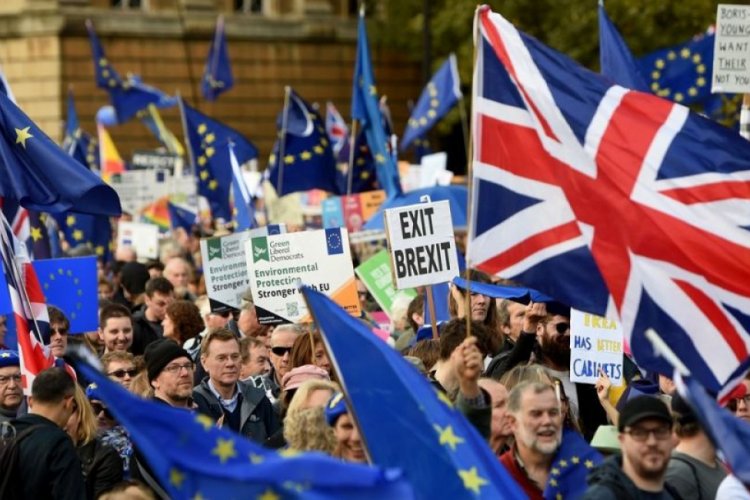 1 milyon kişilik Brexit karşıtı y&uuml;r&uuml;y&uuml;ş