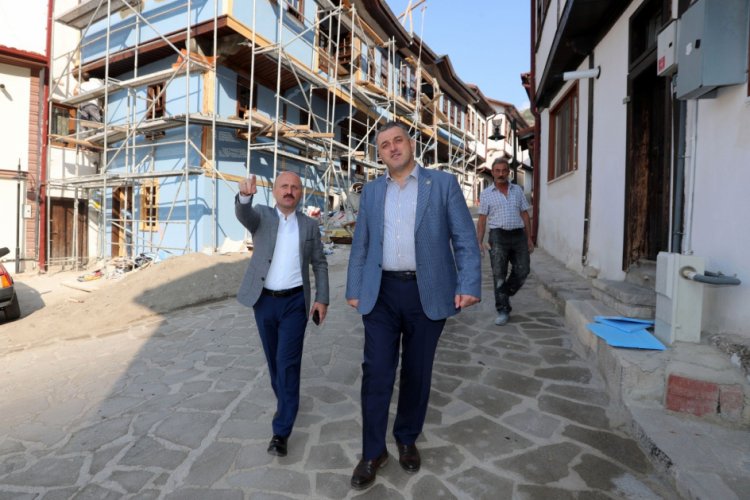 Vali Varol ile Milletvekili &Ccedil;ilez'den Sofular Mahallesi'ndeki &ccedil;alışmalara inceleme