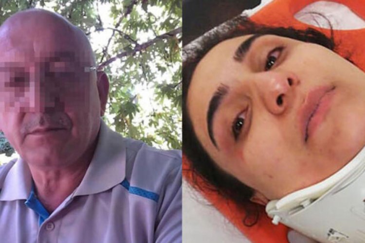 Torununun &ouml;n&uuml;nde gelinini d&ouml;verek hastanelik etti