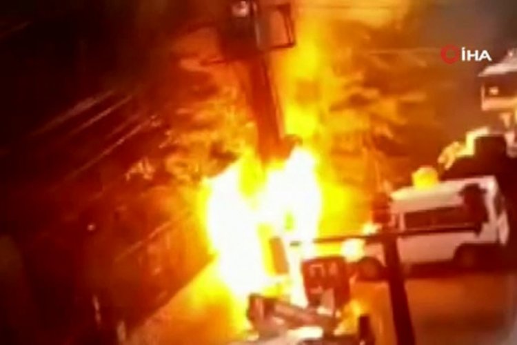 Mazıdağı'nda trafo bomba gibi patladı