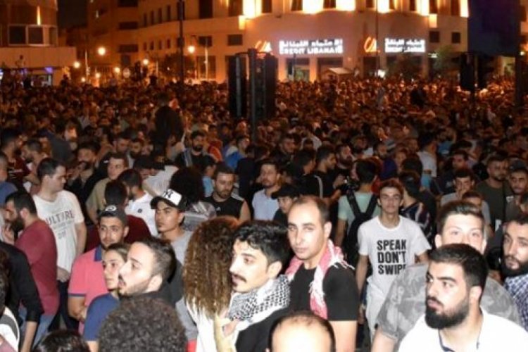 L&uuml;bnan sokakları Erdoğan sloganlarıyla inledi: Canımız kanımız sana feda