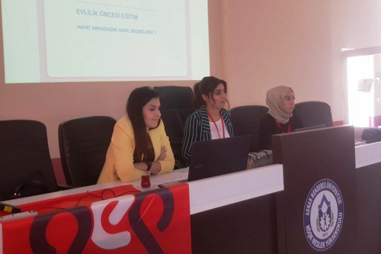 Evlilik &Ouml;ncesi Eğitim semineri d&uuml;zenlendi