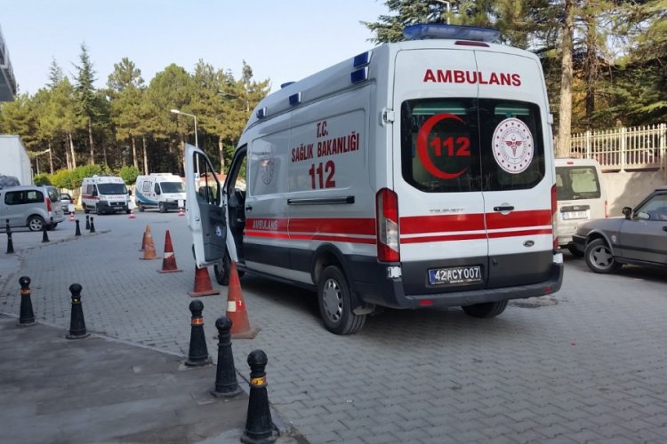 Ekim mibzerinin altında kalan kişi hastanelik oldu