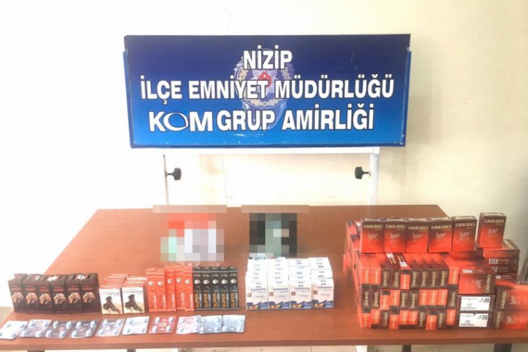 Ka&ccedil;ak sigara ve cinsel uyarıcı hap ele ge&ccedil;irildi