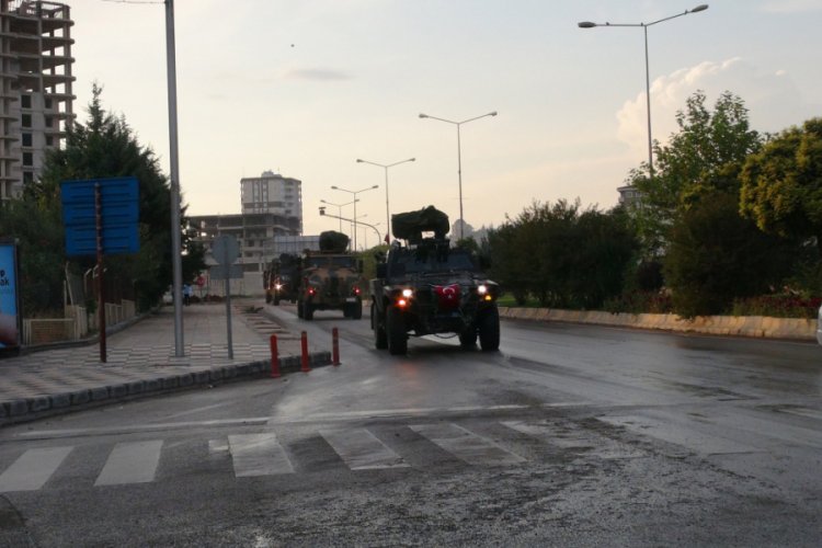El Bab b&ouml;lgesine askeri sevkiyat