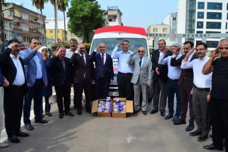 Mehmet&ccedil;iğe 2 ton yer fıstığı