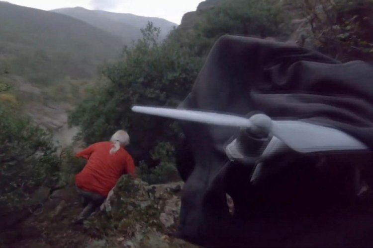U&ccedil;urumda Drone kurtarma operasyonu