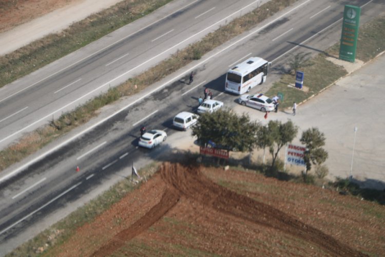 Helikopterle havadan trafik denetimi yapıldı