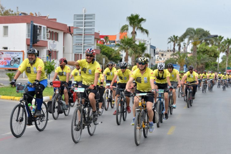 Bisikletliler Mersin'de 135 kilometre pedal &ccedil;evirecek