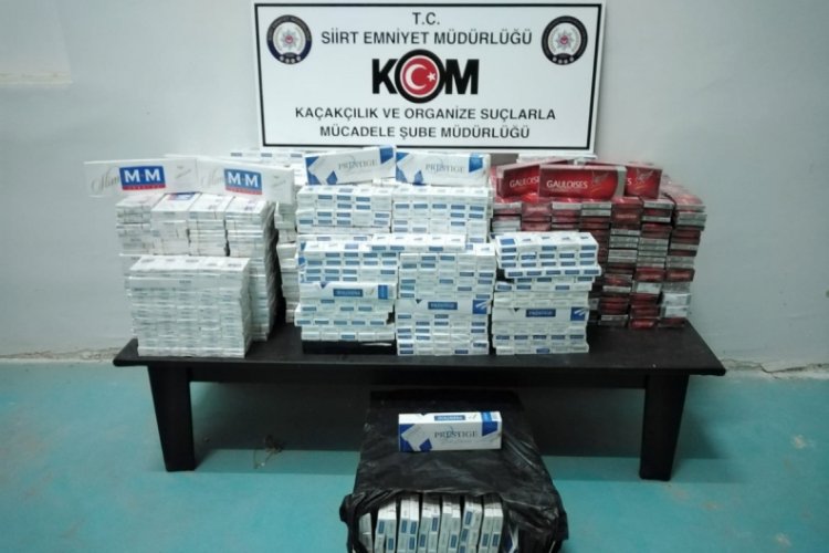 5 bin paket ka&ccedil;ak sigara ele ge&ccedil;irildi