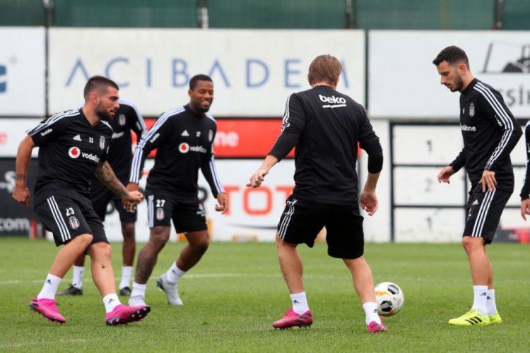 Beşiktaş, Braga ma&ccedil;ı hazırlıklarını s&uuml;rd&uuml;rd&uuml;