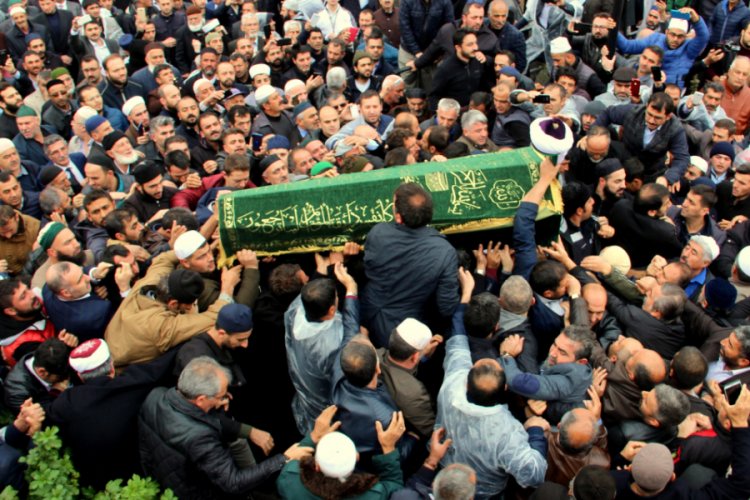 Cenaze namazında izdiham yaşandı