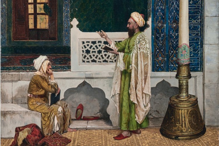 Bursa'da resmedilen 'Yeşil Cami'de Kuran Dersi' tablosu 35 milyon liraya satıldı