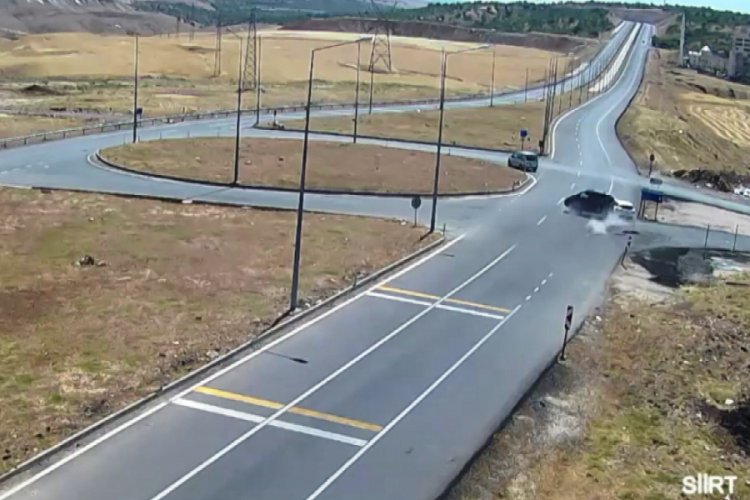 Siirt'te trafik kazası mobeseye yansıdı