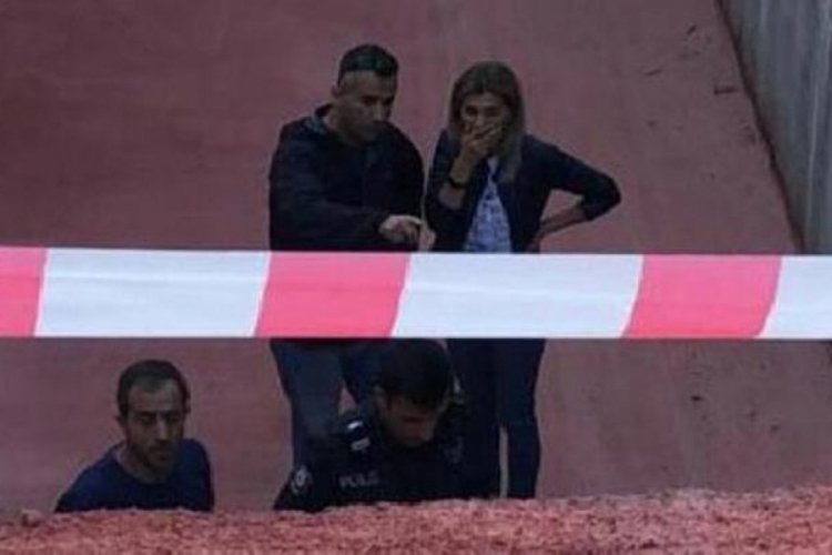 Semt pazarında 3 metreden d&uuml;şen kadın ağır yaralandı