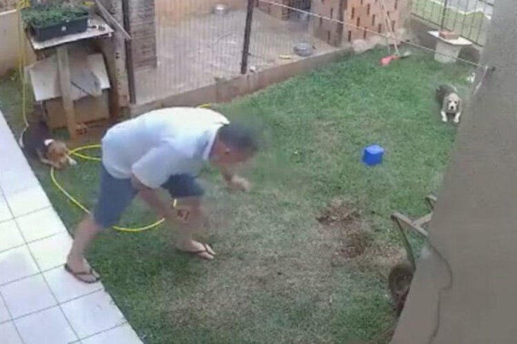 Hamam b&ouml;ceklerini &ouml;ld&uuml;rmeye &ccedil;alışırken bah&ccedil;esini havaya u&ccedil;urdu!