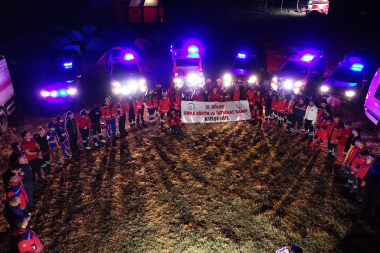 Kırşehir'de 'u&ccedil;ak kazası' tatbikatı